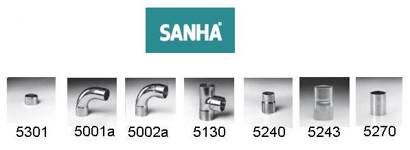 Медные детали «SANHA» (Германия)